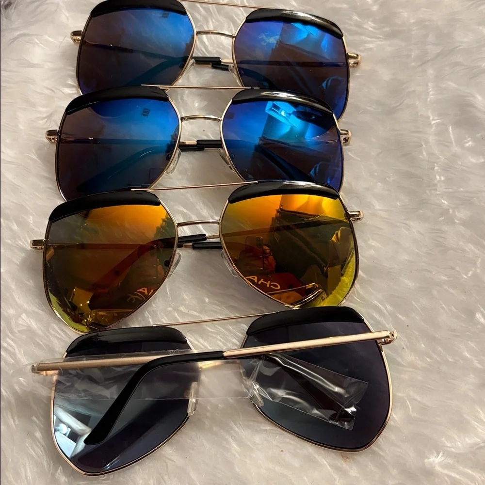 Stylish Square Sunglasses Bulk Set